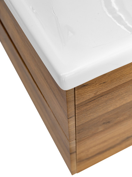 Тумба под раковину BelBagno Marino-Cer 80 MARINO-CER-800-2C-SO-RR-P подвесная Rovere Rustico