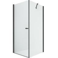 Душевой уголок New Trendy New Soleo Black 70х100 D-0229A/D-0116B профиль Черный стекло прозрачное