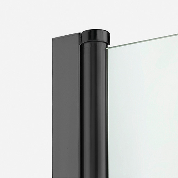 Душевой уголок New Trendy New Soleo Black 70х100 D-0229A/D-0116B профиль Черный стекло прозрачное Душевой уголок New Trendy New Soleo Black 70х100 D-0229A/D-0116B профиль Черный стекло прозрачное