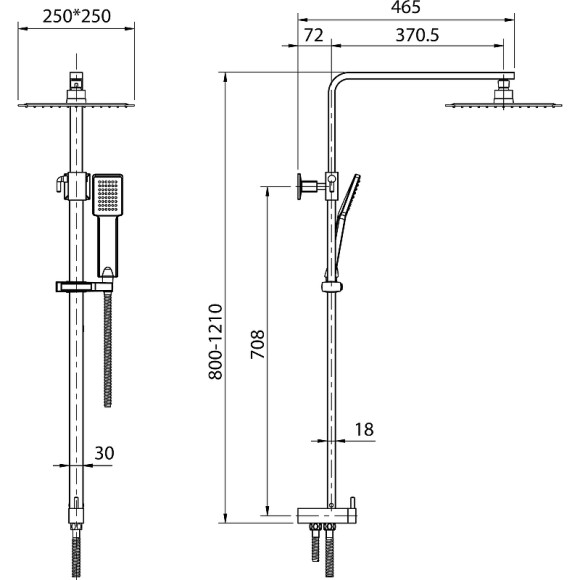Душевая система Koller Pool Neon NNSD200 Хром Душевая система Koller Pool Neon NNSD200 Хром