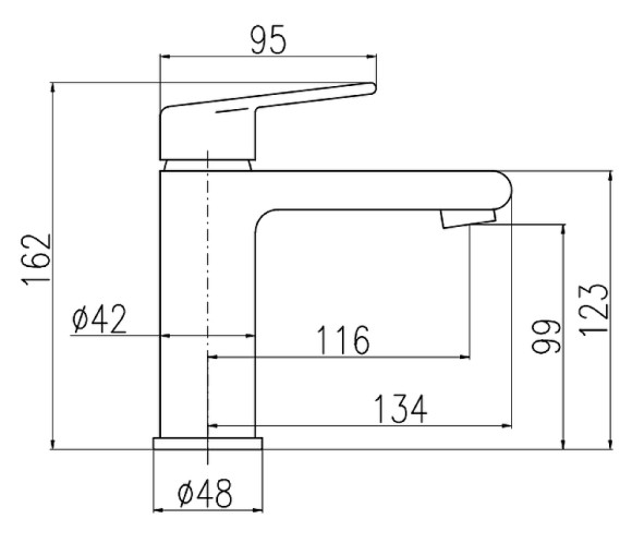 Смеситель для раковины Rav Slezak Colorado CO228.5CMAT Черный матовый Смеситель для раковины Rav Slezak Colorado CO228.5CMAT Черный матовый