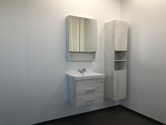 Тумба с раковиной Comforty Никосия 60 00004138879 подвесная Дуб белый Тумба с раковиной Comforty Никосия 60 00004138879 подвесная Дуб белый