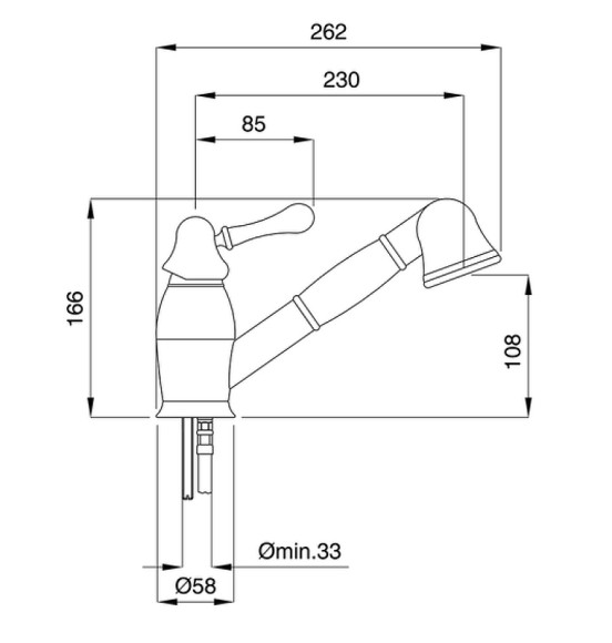 Смеситель для кухни Migliore Maya 18193 Бронза