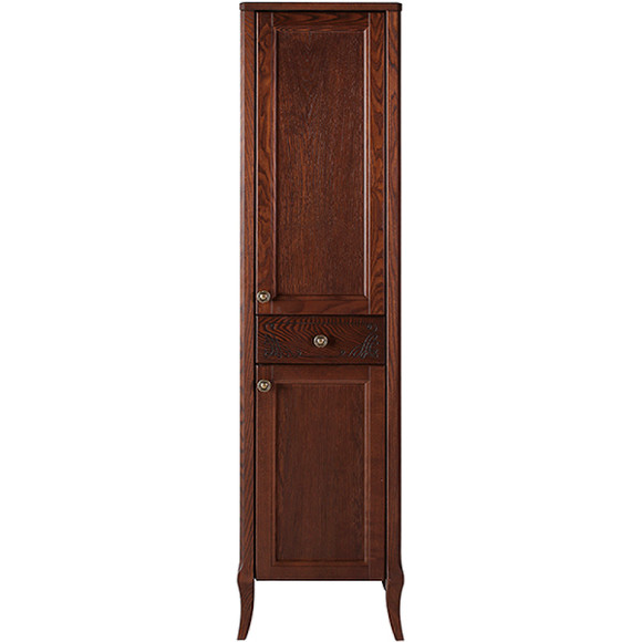 Шкаф пенал ASB-Woodline Салерно 40 9700 Антикварный орех
