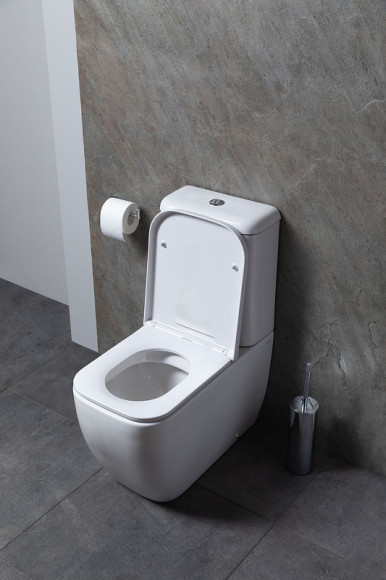 Унитаз компакт Allen Brau Infinity 4.21001.20 Белый без бачка и сиденья Унитаз компакт Allen Brau Infinity 4.21001.20 Белый без бачка и сиденья