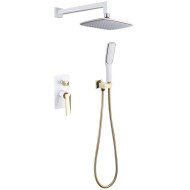 Душевая система Boheme Venturo 384-W Белая Золото