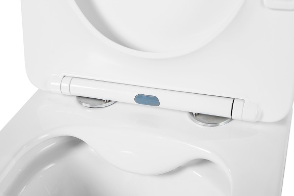 Комплект унитаза с инсталляцией BelBagno Amanda BB051CHR/BB051SC/BB002-80/BB005-PR-CHROME с сиденьем Микролифт и клавишей смыва Хром глянцевый