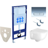 Комплект унитаза с инсталляцией Aquatek Set Aquatek Дива 4в1 с сиденьем Микролифт и клавишей смыва Хром глянцевый Комплект унитаза с инсталляцией Aquatek Set Aquatek Дива 4в1 с сиденьем Микролифт и клавишей смыва Хром глянцевый