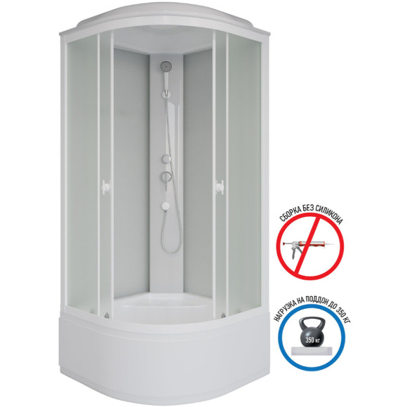 Душевая кабина Niagara Promo 90x90 P90/40/MT без гидромассажа Душевая кабина Niagara Promo 90x90 P90/40/MT без гидромассажа