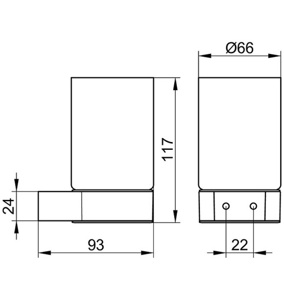 Стакан для зубных щеток Keuco Plan 14950 379000 Черный матовый Стакан для зубных щеток Keuco Plan 14950 379000 Черный матовый