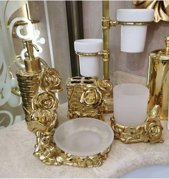 Держатель для зубных щеток Art&Max Rose AM-B-0091B-Do Золото