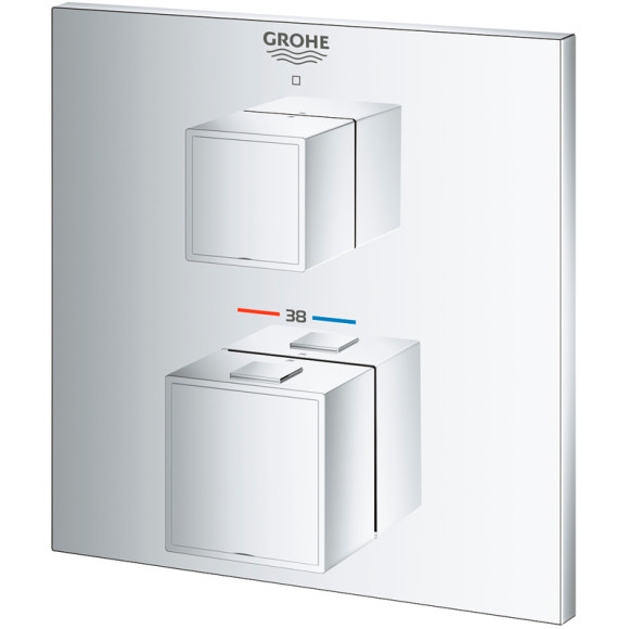 Смеситель для душа Grohe Grohtherm Cube 24153000 с термостатом Хром