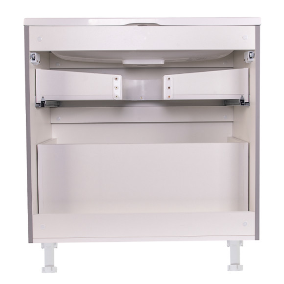 Тумба под раковину Style Line Бергамо 80 СС-00002315 Серая антискрейтч Тумба под раковину Style Line Бергамо 80 СС-00002315 Серая антискрейтч