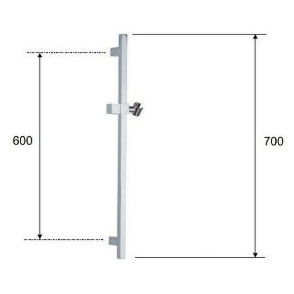 Душевая штанга Remer 317SVO Бронза Душевая штанга Remer 317SVO Бронза