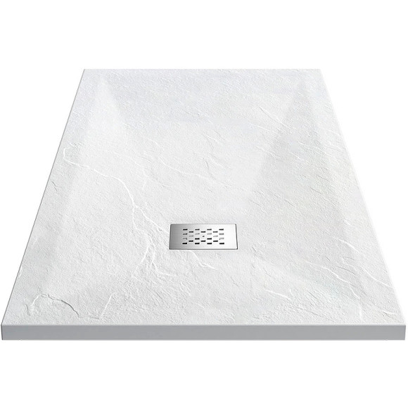 Душевой поддон из искусственного камня Vincea 130x90 VST-4SR9013W Белый матовый