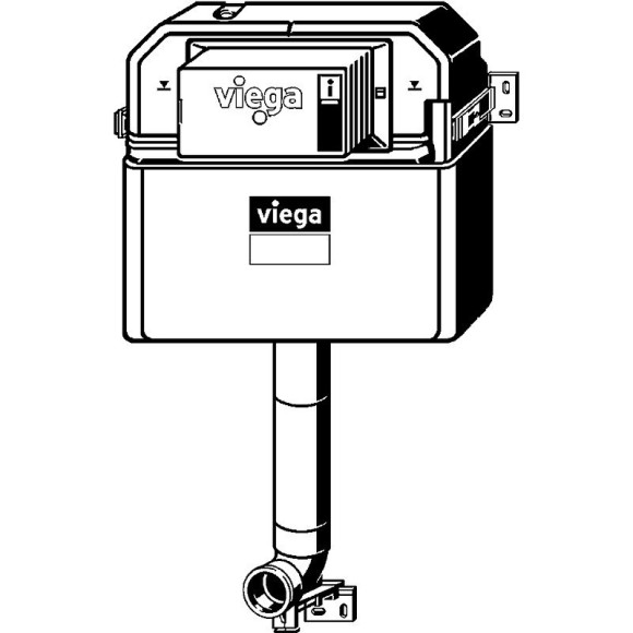 Смывной бачок Viega Prevista Dry 8502 771904 без клавиши смыва Смывной бачок Viega Prevista Dry 8502 771904 без клавиши смыва