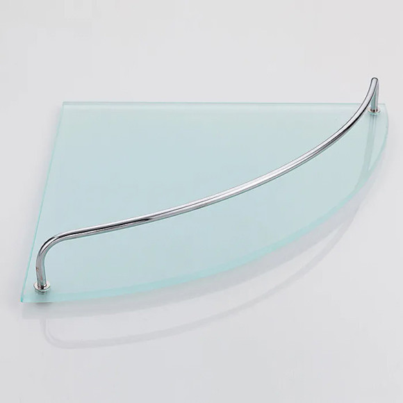 Стеклянная полка Haiba HB1907-2 угловая Хром Стеклянная полка Haiba HB1907-2 угловая Хром