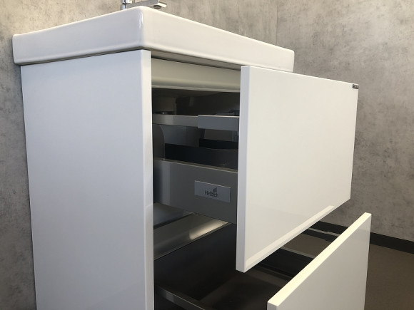 Тумба с раковиной Comforty Дублин 60 00004137134 Белый глянец Тумба с раковиной Comforty Дублин 60 00004137134 Белый глянец