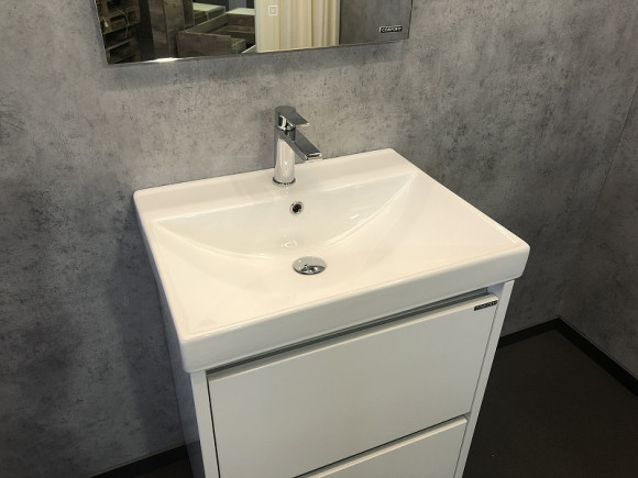 Тумба с раковиной Comforty Дублин 60 00004137134 Белый глянец Тумба с раковиной Comforty Дублин 60 00004137134 Белый глянец