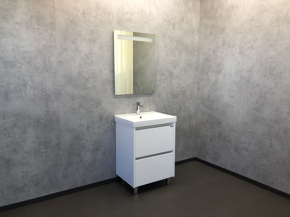 Тумба с раковиной Comforty Дублин 60 00004137134 Белый глянец Тумба с раковиной Comforty Дублин 60 00004137134 Белый глянец