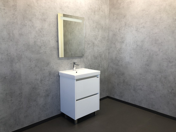 Тумба с раковиной Comforty Дублин 60 00004137134 Белый глянец Тумба с раковиной Comforty Дублин 60 00004137134 Белый глянец