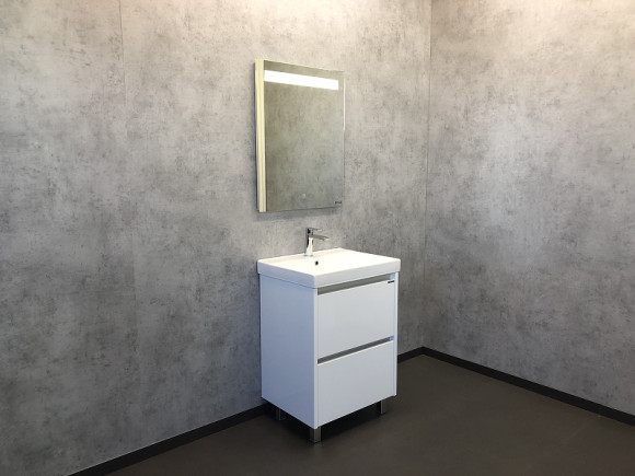 Тумба с раковиной Comforty Дублин 60 00004137134 Белый глянец Тумба с раковиной Comforty Дублин 60 00004137134 Белый глянец