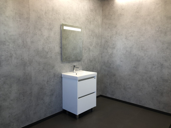 Тумба с раковиной Comforty Дублин 60 00004137134 Белый глянец Тумба с раковиной Comforty Дублин 60 00004137134 Белый глянец