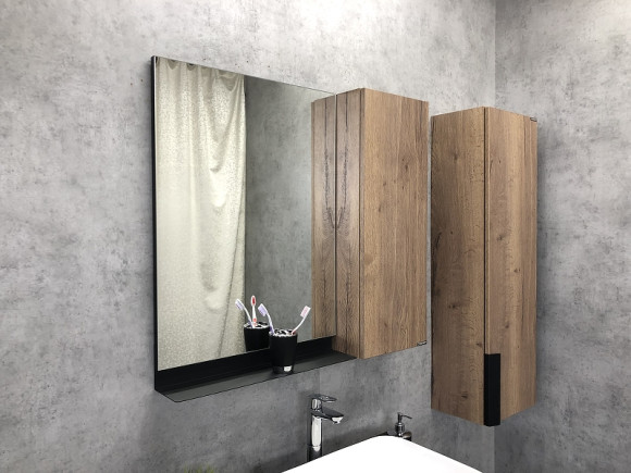 Зеркало со шкафом Comforty Кельн 90 00004147987 Дуб темный Зеркало со шкафом Comforty Кельн 90 00004147987 Дуб темный