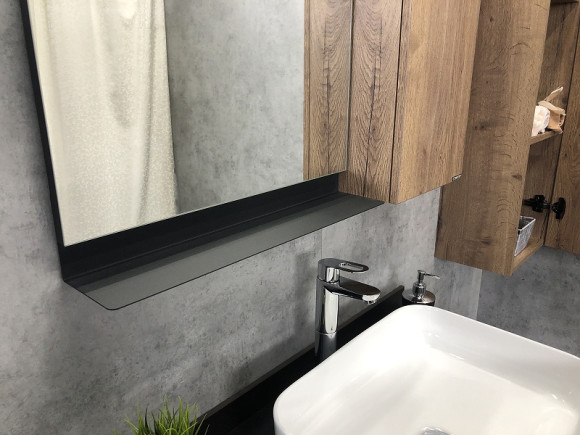 Зеркало со шкафом Comforty Кельн 90 00004147987 Дуб темный Зеркало со шкафом Comforty Кельн 90 00004147987 Дуб темный