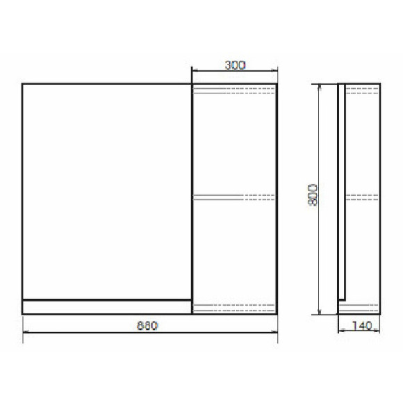 Зеркало со шкафом Comforty Кельн 90 00004147987 Дуб темный Зеркало со шкафом Comforty Кельн 90 00004147987 Дуб темный