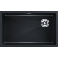 Кухонная мойка Paulmark Lumi 74 UNI-Skew LU74SK-BLM Черный маталлик