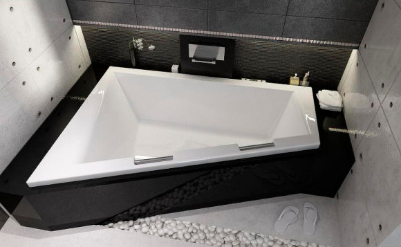 Акриловая ванна Riho Doppio 180x130 B033001005 (BA9000500000000) R без гидромассажа