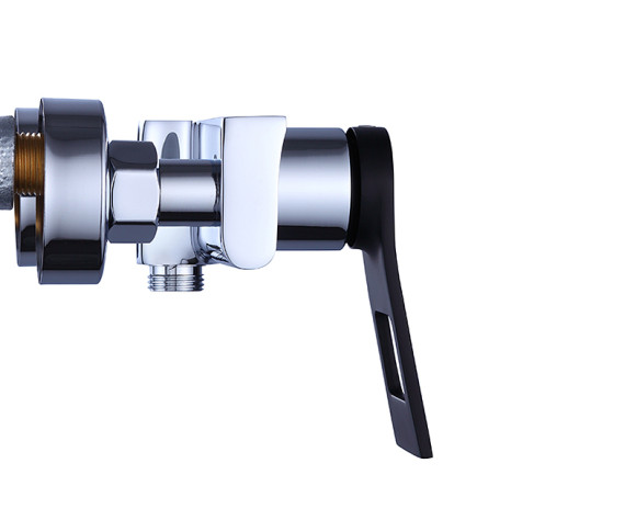 Смеситель для ванны Bronze de Luxe Element EL03CB Хром Черный матовый