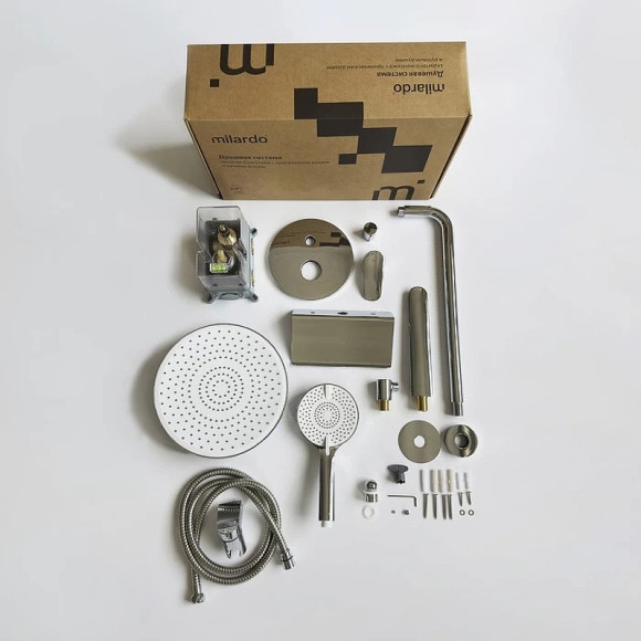 Душевая система Milardo Rora RORSB03M68 Хром