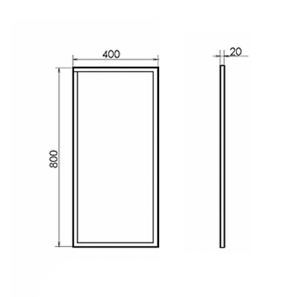 Зеркало Comforty Лозанна 40 00-00013799 Белое матовое Зеркало Comforty Лозанна 40 00-00013799 Белое матовое