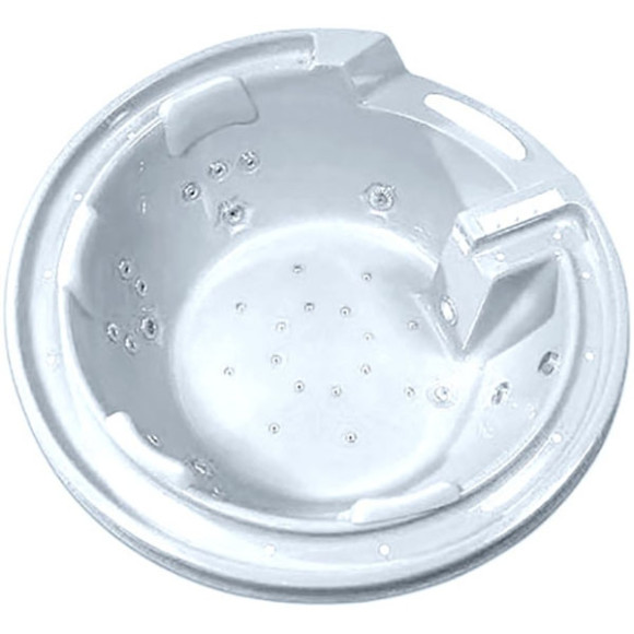 Акриловая ванна Gemy G9090 O 190х190 с гидромассажем Белая Акриловая ванна Gemy G9090 O 190х190 с гидромассажем Белая