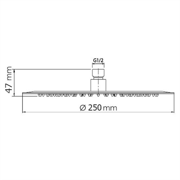 Верхний душ WeltWasser WW HS 25R 10000000940 Хром Верхний душ WeltWasser WW HS 25R 10000000940 Хром