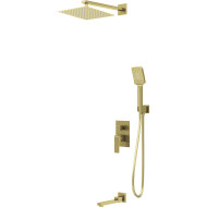 Душевая система Grossman Style 501.K35.05.320 Золото брашированное