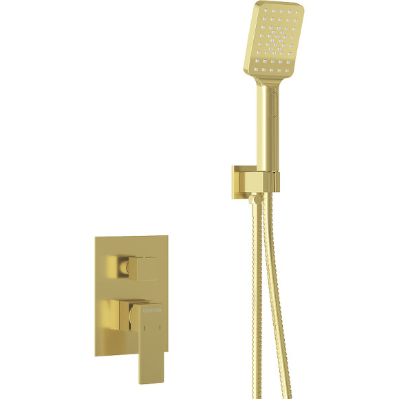 Душевая система Grossman Style 501.K35.05.320 Золото брашированное Душевая система Grossman Style 501.K35.05.320 Золото брашированное