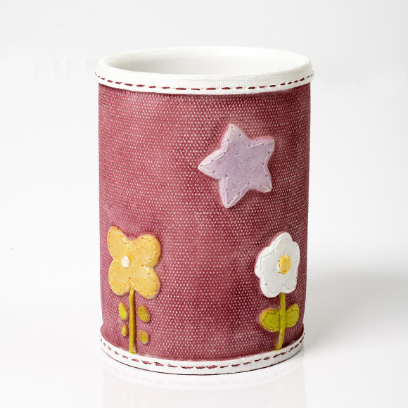 Стакан для зубных щеток WasserKRAFT Ammer K-6428 Розовый матовый Стакан для зубных щеток WasserKRAFT Ammer K-6428 Розовый матовый