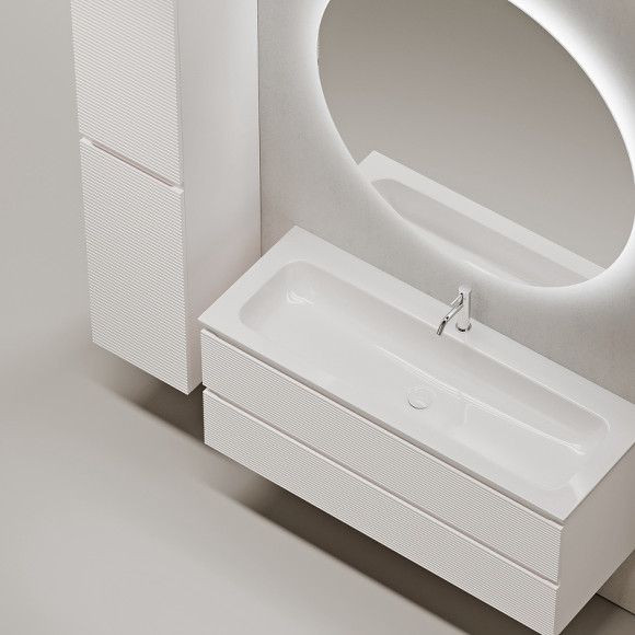 Тумба под раковину Sancos Folk 120 FL120W подвесная Bianco Тумба под раковину Sancos Folk 120 FL120W подвесная Bianco