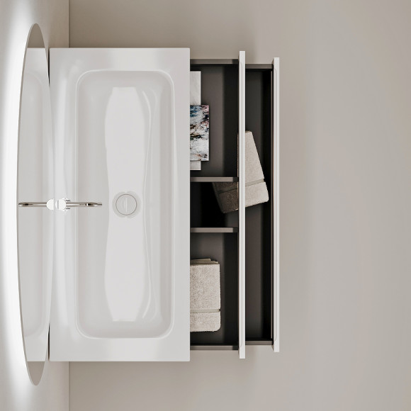 Тумба под раковину Sancos Folk 120 FL120W подвесная Bianco Тумба под раковину Sancos Folk 120 FL120W подвесная Bianco