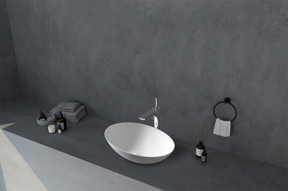 Раковина-чаша Abber Stein 50 AS2609 Белая матовая Раковина-чаша Abber Stein 50 AS2609 Белая матовая