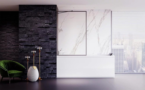 Шторка на ванну Veconi Palau 90 PL85GR-90-01-C7 профиль Брашированный графит стекло прозрачное Шторка на ванну Veconi Palau 90 PL85GR-90-01-C7 профиль Брашированный графит стекло прозрачное