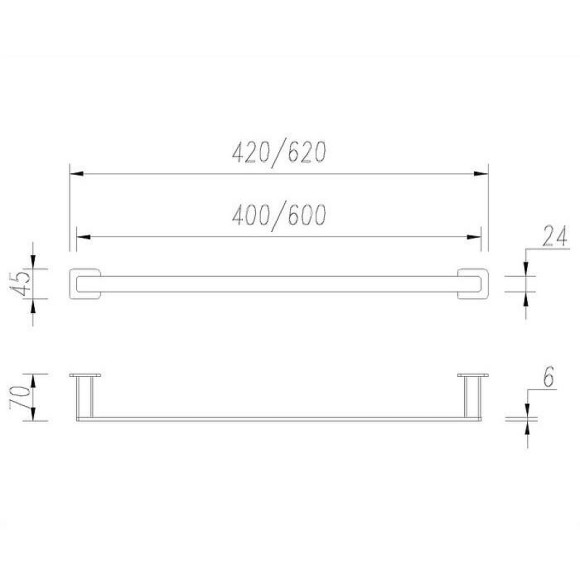 Полотенцедержатель Omnires Nelson NL80214BL Черный матовый Полотенцедержатель Omnires Nelson NL80214BL Черный матовый