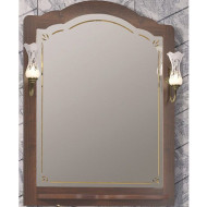 Зеркало Opadiris Лоренцо 80 00-00007046 Светлый орех с выключателем