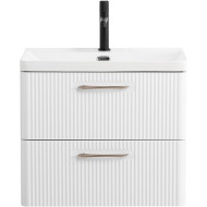 Тумба под раковину BelBagno Due 50 DUE-500-2C-SO-BL-P подвесная Bianco Lucido