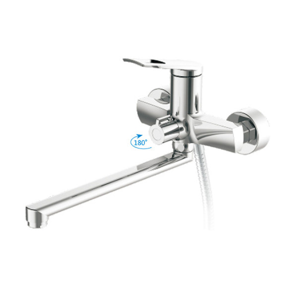 Смеситель для ванны Haiba HB22595 универсальный Хром Смеситель для ванны Haiba HB22595 универсальный Хром