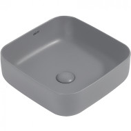 Раковина-чаша Abber Rechteck 39 AC2211MG Серая матовая