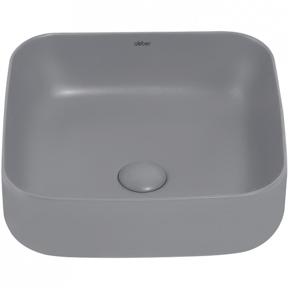 Раковина-чаша Abber Rechteck 39 AC2211MG Серая матовая